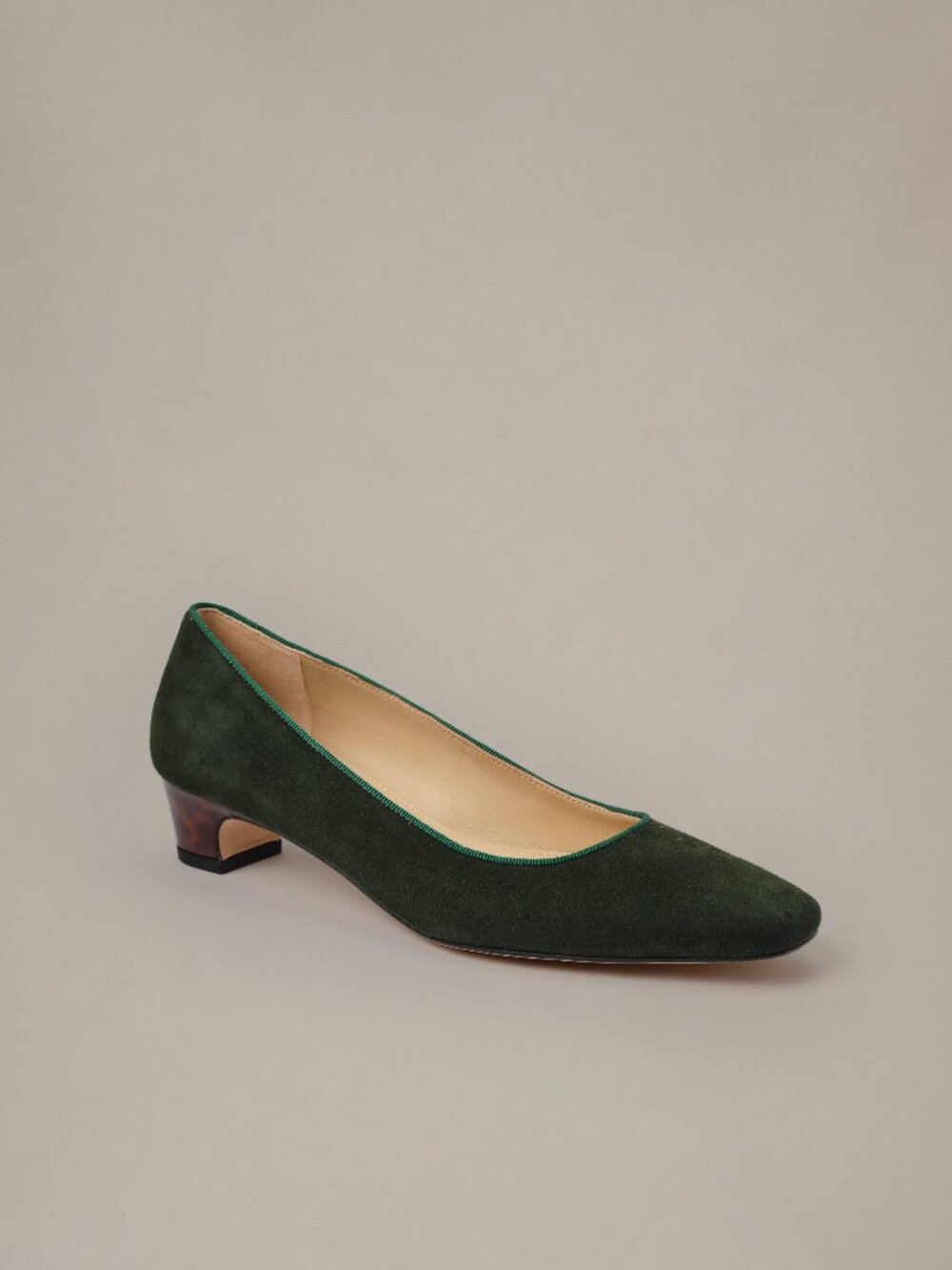 J McLaughlin Josie Suede Pumps - Green NEW